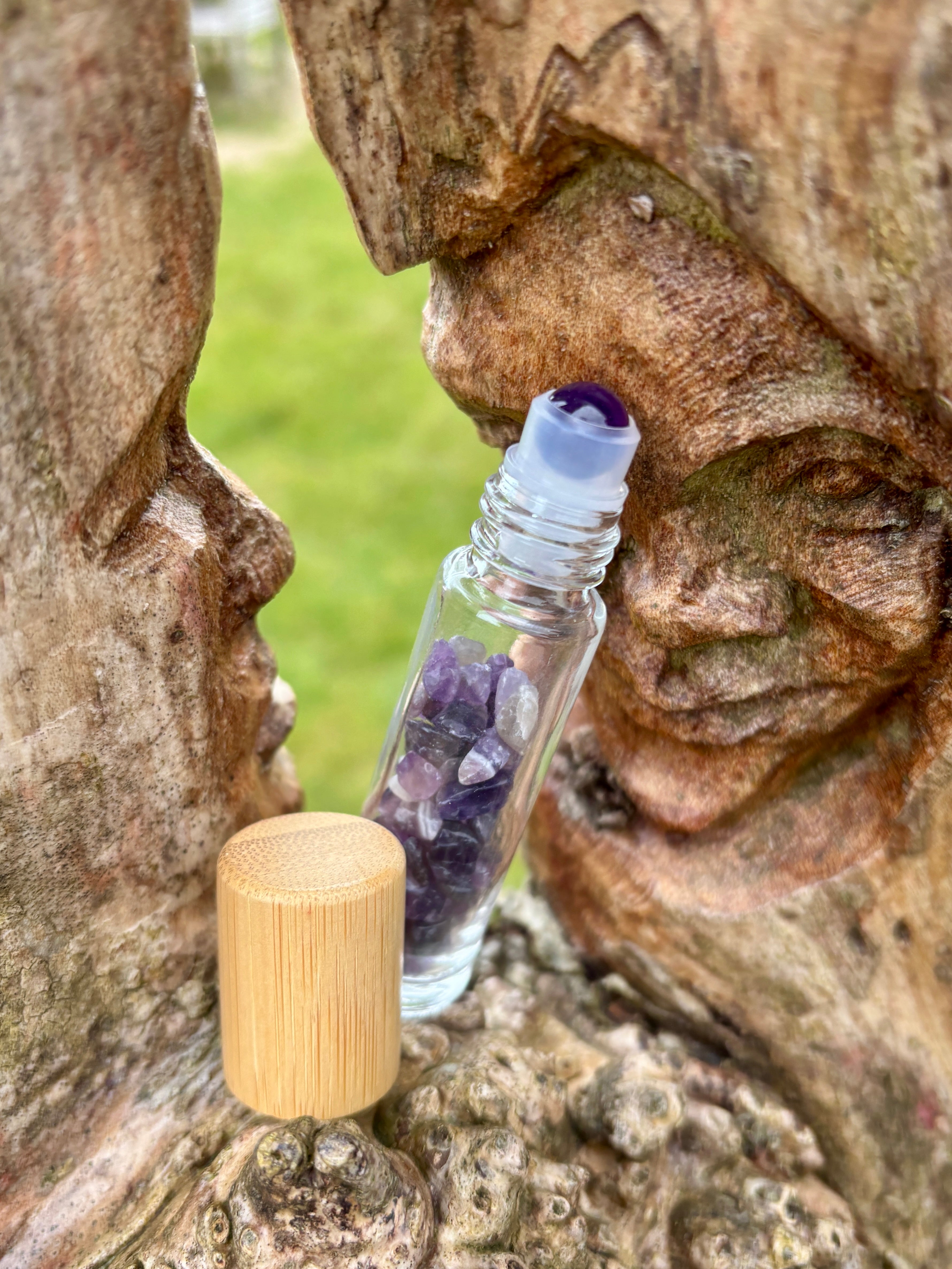 Amethyst & Lavender Crystal Pulse Point Roller